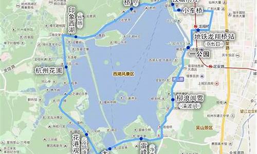 杭州西湖旅游路线tu,杭州西湖旅游路线图