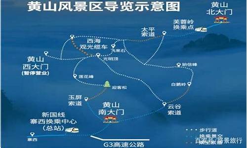 上海到黄山旅游攻略一日游路线图,上海到黄山旅游攻略一日游路线