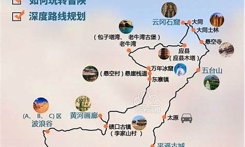 陕西旅游线路图-陕西旅游路线行程表